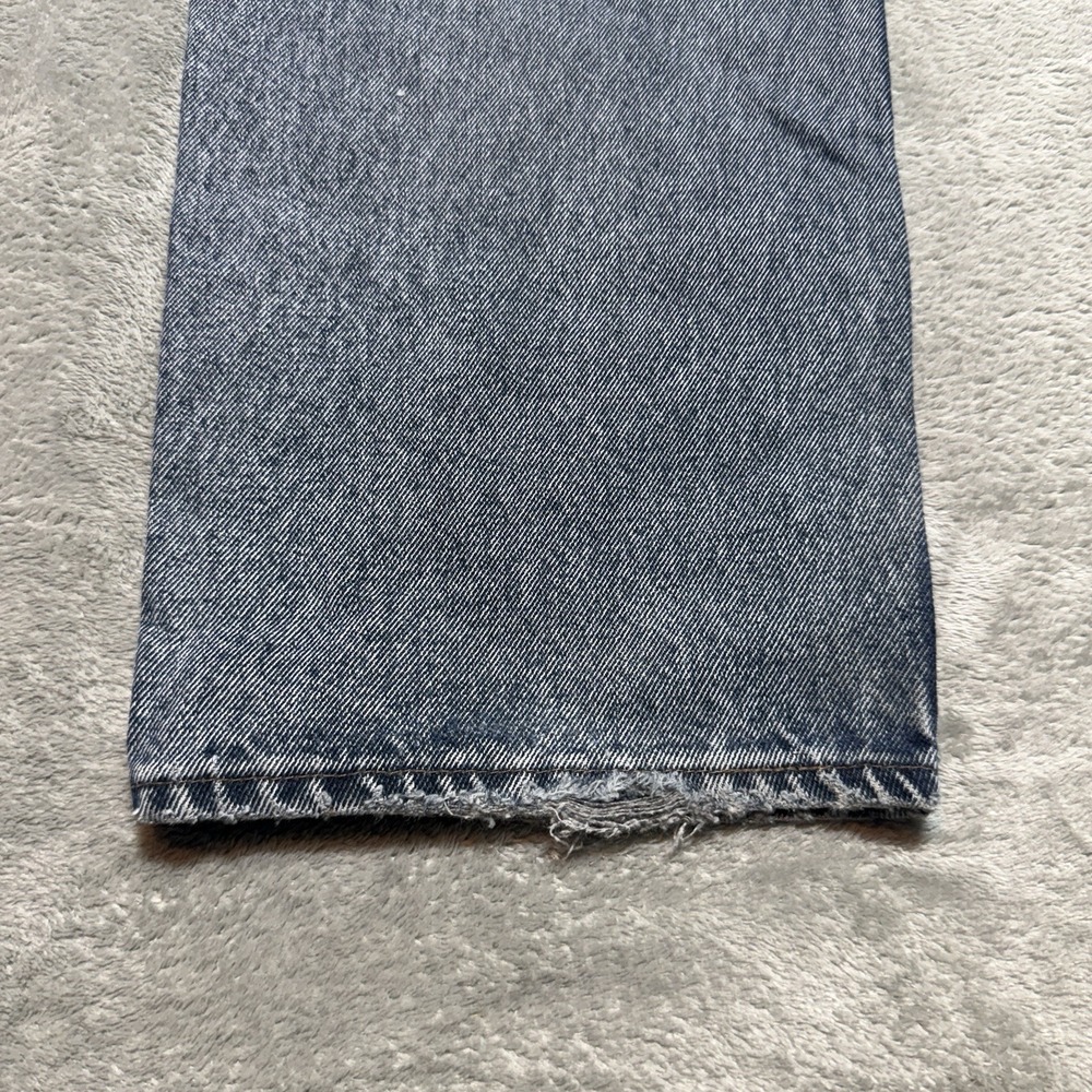 VTG 90s Levi's 501 Jeans Mens 36x30 Made in USA Button Fly Distressed Baggy - Picture 9 of 16
